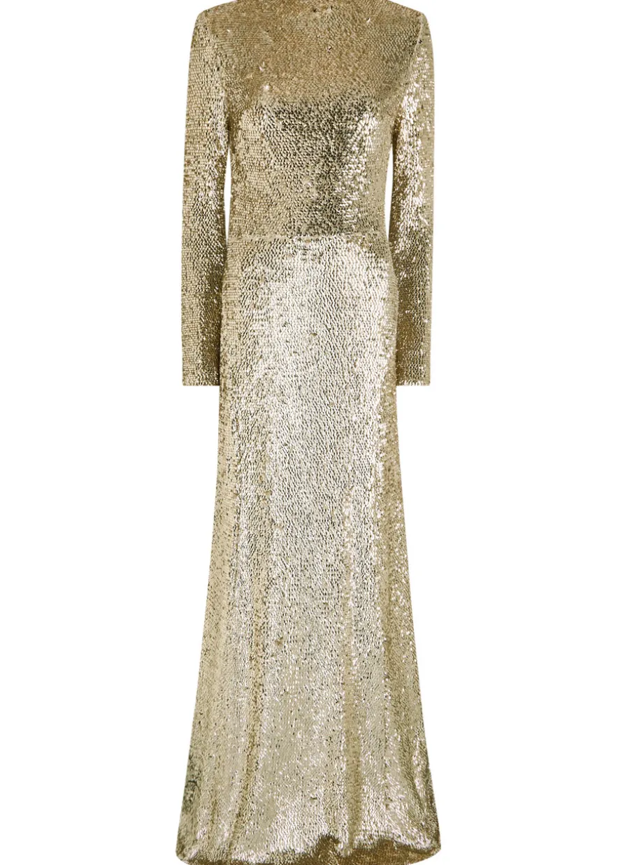 Beatrice sequin-embellished gown