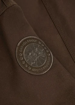 Beaumont corduroy-collar canvas coat