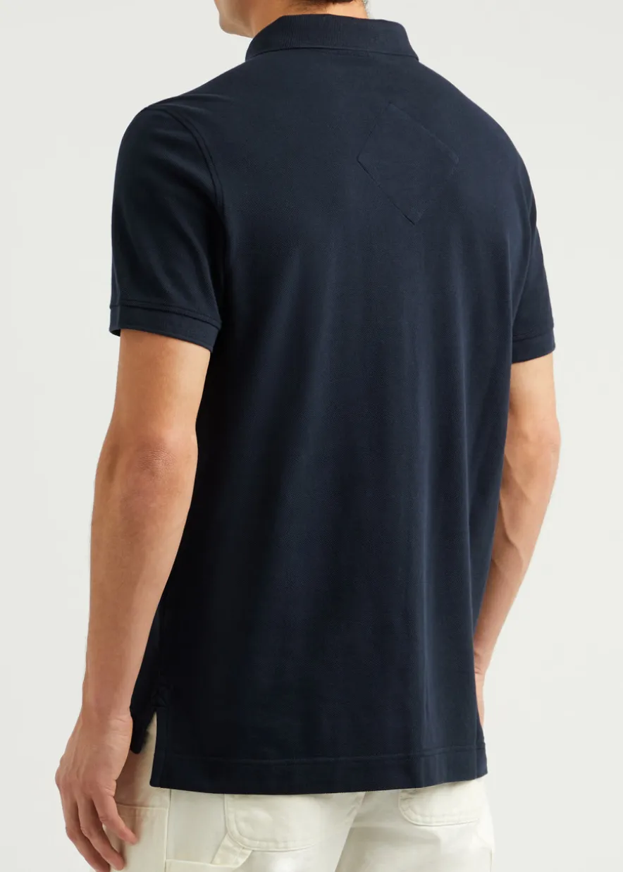 Beckley logo piqué cotton polo shirt