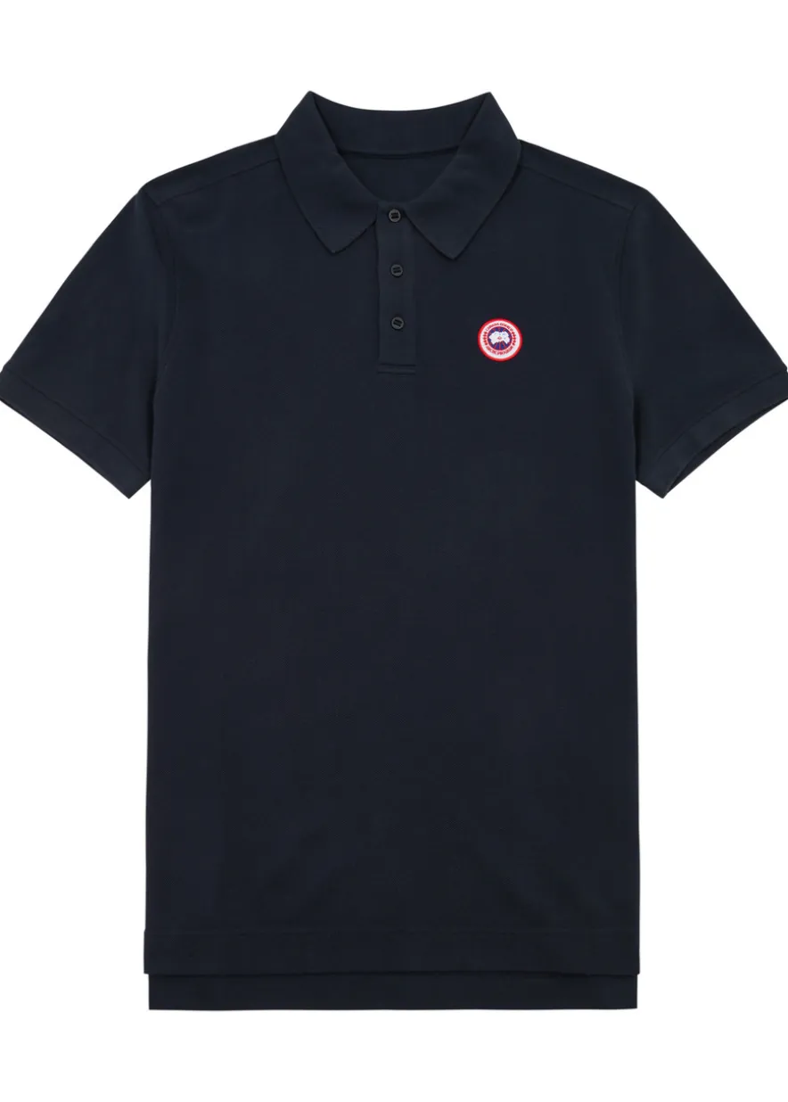 Beckley logo piqué cotton polo shirt