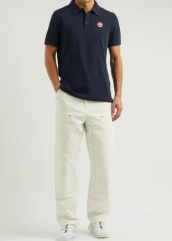 Beckley logo piqué cotton polo shirt