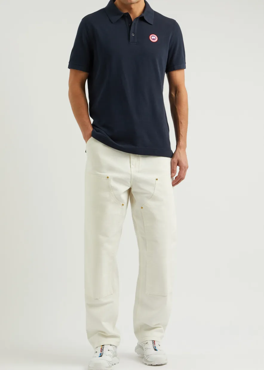 Beckley logo piqué cotton polo shirt