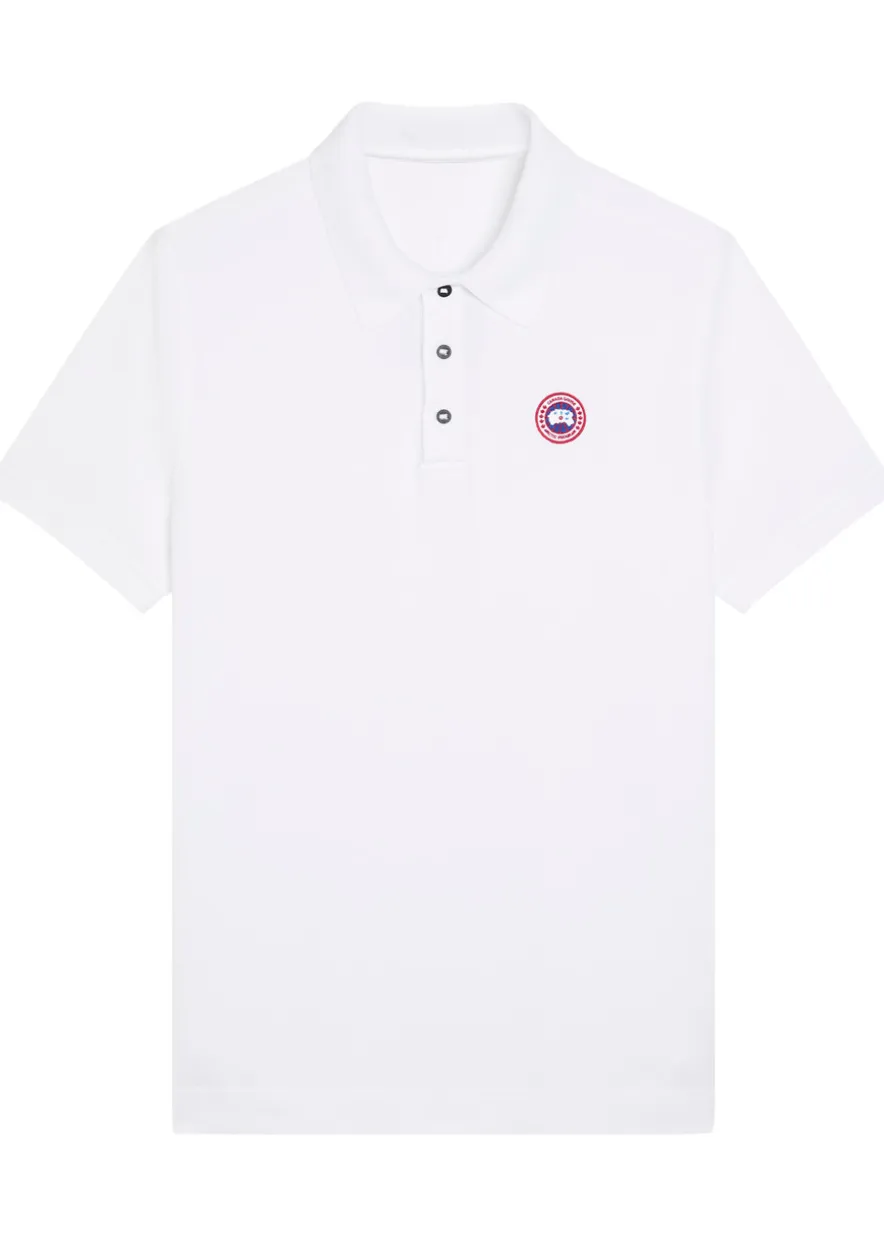 Beckley logo piqué cotton polo shirt