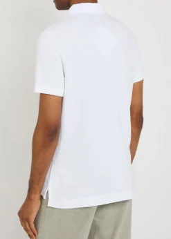 Beckley logo piqué cotton polo shirt