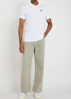 Beckley logo piqué cotton polo shirt