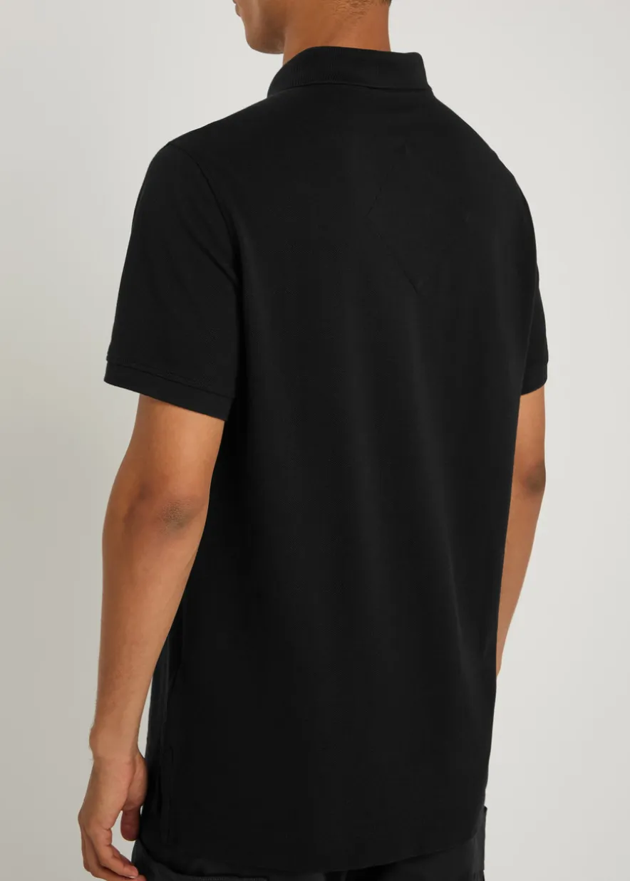 Beckley logo piqué cotton polo shirt