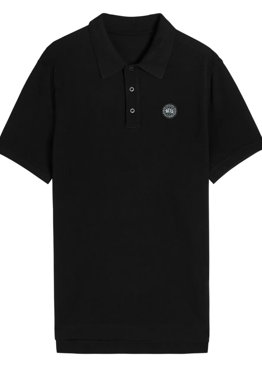 Beckley logo piqué cotton polo shirt