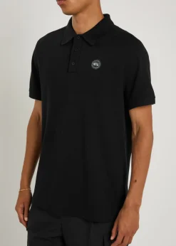 Beckley logo piqué cotton polo shirt
