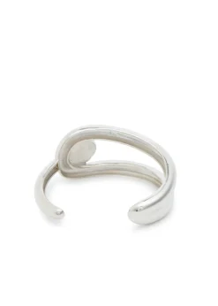 Becky sculpted sterling silver cuff