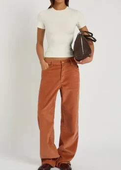 Bec straight-leg corduroy jeans