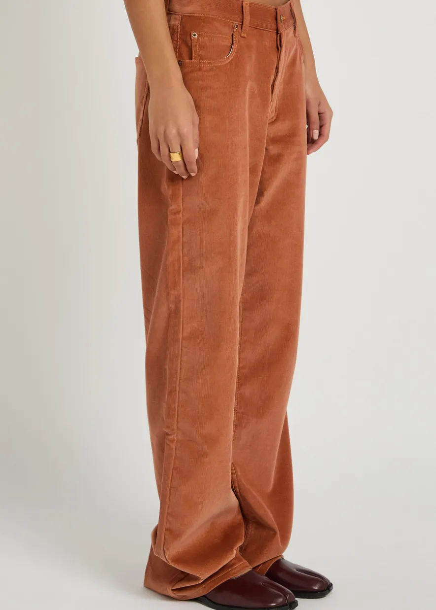 Bec straight-leg corduroy jeans