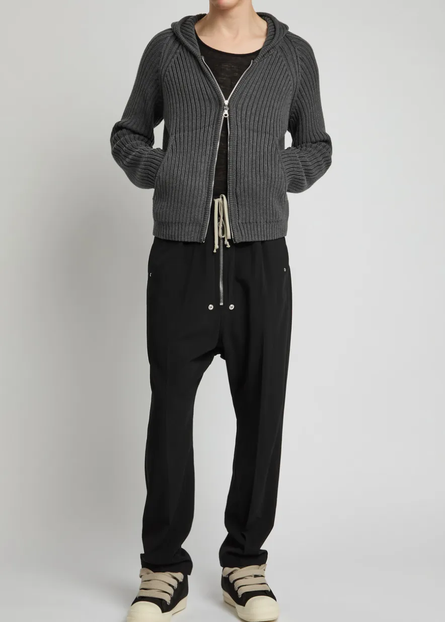 Bela tapered-leg wool trousers