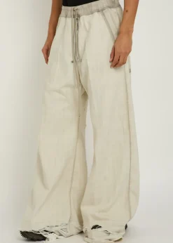Bela wide-leg cotton-twill trousers