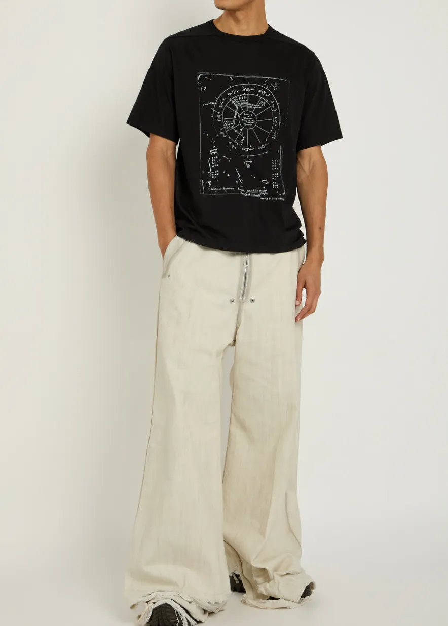 Bela wide-leg cotton-twill trousers