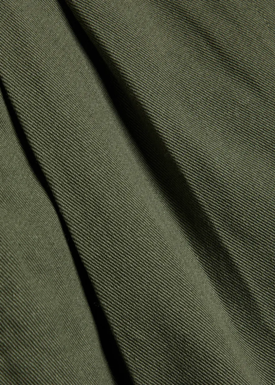 Belen straight-leg twill trousers