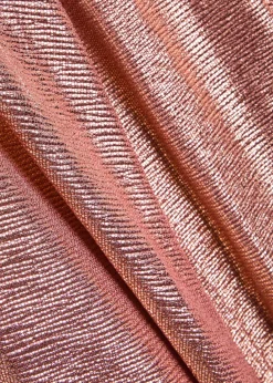 Bella Como metallic jersey gown