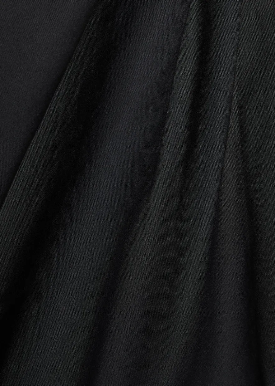 Bellaria ruched stretch-cotton midi dress