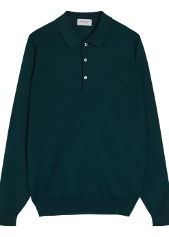 Belper merino wool polo shirt