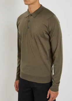 Belper wool polo shirt