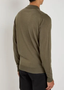 Belper wool polo shirt