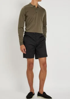 Belper wool polo shirt
