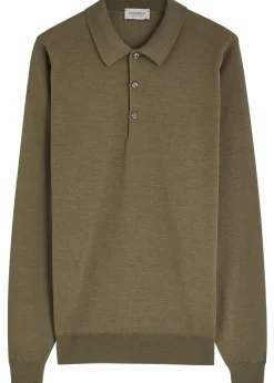 Belper wool polo shirt