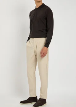 Belper wool polo shirt