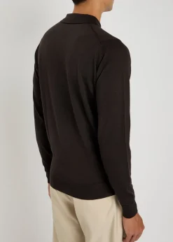 Belper wool polo shirt