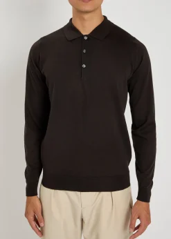 Belper wool polo shirt