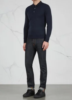Belper wool polo shirt