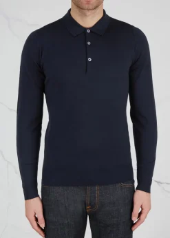Belper wool polo shirt