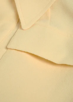 Belted crepe jacket