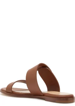 Belted leather sandals