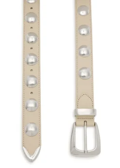 Benny studded leather belt