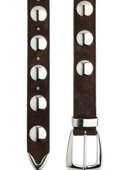 Benny studded suede belt