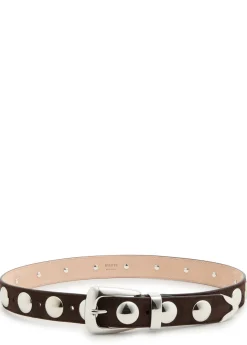 Benny studded suede belt