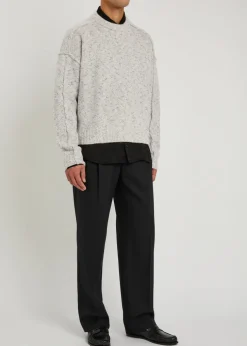Bently wool and cotton-blend jumper