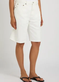 Bermuda denim shorts