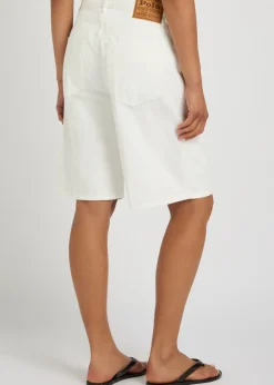 Bermuda denim shorts