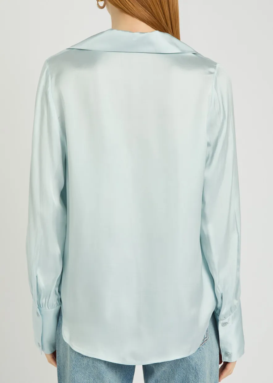 Bethany silk-blend shirt