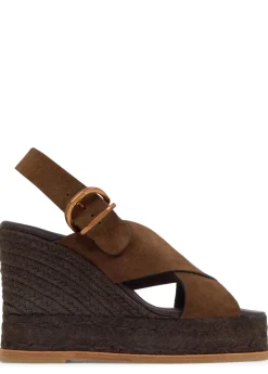 Betina suede wedge sandals