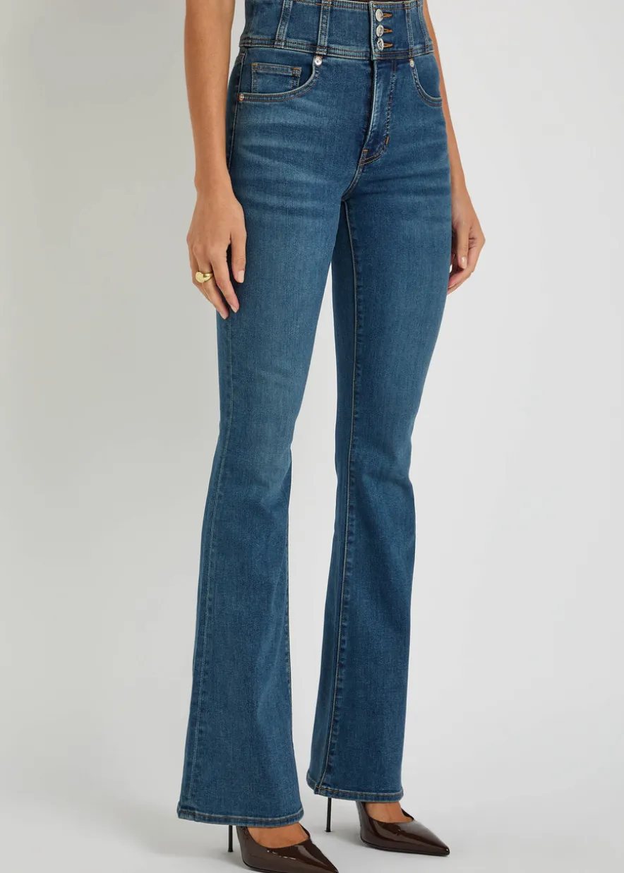 Beverly flared-leg jeans