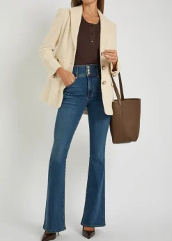 Beverly flared-leg jeans