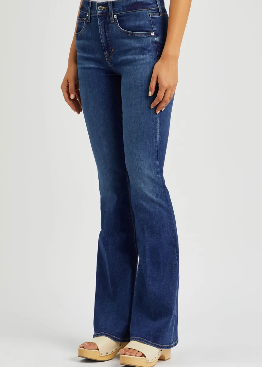 Beverly flared-leg jeans