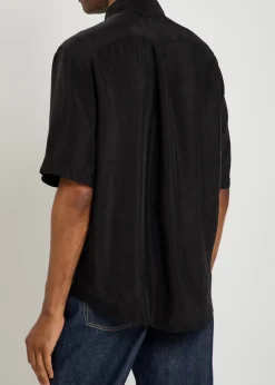 Beyond brushed satin shirt
