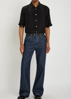 Beyond brushed satin shirt