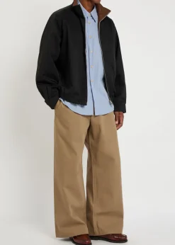 Beyond pinstriped cotton-poplin shirt