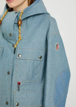 Beziers waterproof hooded denim jacket