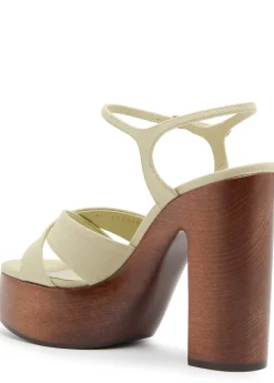 Bianca 125 canvas platform sandals
