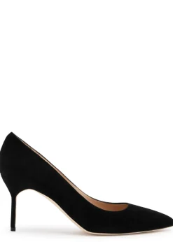 Bibi 70 suede pumps